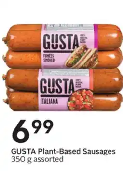 Sobeys Plant-Based Sausages offer
