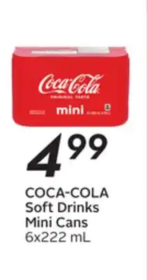 Sobeys Soft Drinks Mini Cans offer