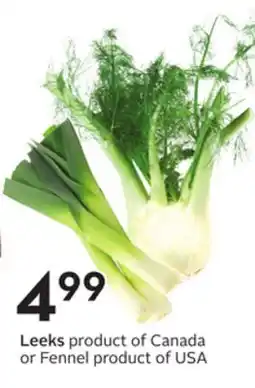 Sobeys Leeks offer