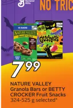 Sobeys Granola Bars or Fruit Snacks offer