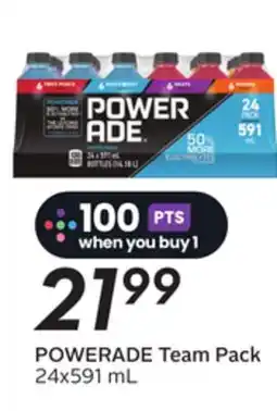 Sobeys Team Pack offer