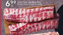Sobeys Fresh Pork Loin Back Ribs offer