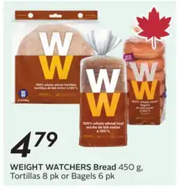 Sobeys Bread 450 g, Tortillas 8 pk or Bagels 6 pk offer