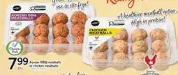 Fortinos KOREAN BBQ MEATBALLS OR CHICKEN MEATBALLS, 12'S offer