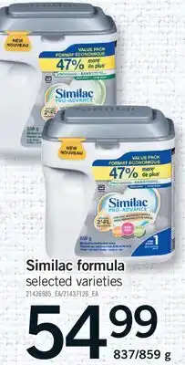Fortinos SIMILAC FORMULA, 837/859 G offer