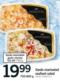 Fortinos SARDO MARINATED SEAFOOD SALAD offer