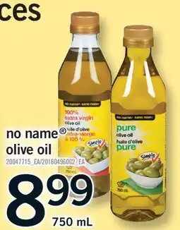 Fortinos NO NAME OLIVE OIL offer