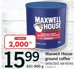 Fortinos MAXWELL HOUSE GROUND COFFEE offer