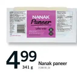 Fortinos NANAK PANEER offer