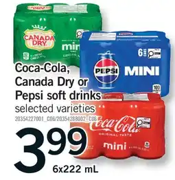 Fortinos COCA-COLA, CANADA DRY OR PEPSI SOFT DRINKS offer
