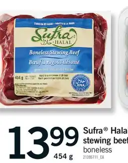 Fortinos SUFRA HALAL STEWING BEEF BONELESS offer