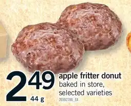 Fortinos APPLE FRITTER DONUT offer