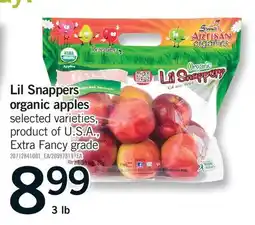 Fortinos LIL SNAPPERS ORGANIC APPLES, 3 lb offer