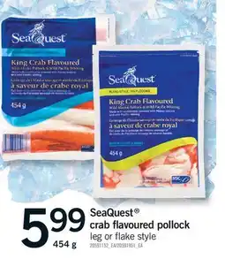 Fortinos SEAQUEST CRAB FLAVOURED POLLOCK offer