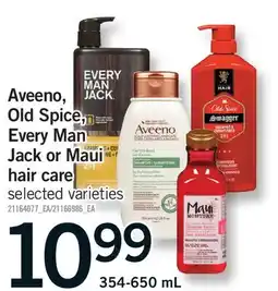 Fortinos AVEENO, OLD SPICE, EVERY MAN JACK OR MAUI HAIR CARE offer