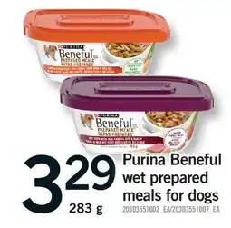 Fortinos PURINA BENEFUL WET PREPARED MEALS FOR DOGS offer