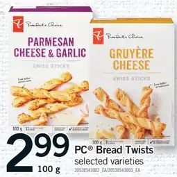 Fortinos PC BREAD TWISTS offer