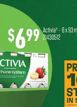 Fortinos ACTIVIA offer