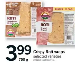 Fortinos CRISPY ROTI WRAPS offer