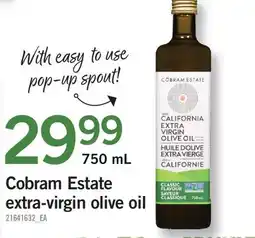 Fortinos COBRAM ESTATE EXTRA-VIRGIN OLIVE OIL offer