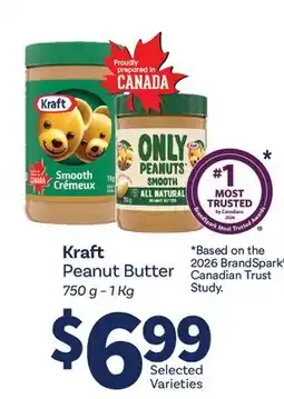 Fortinos KRAFT PEANUT BUTTER, 750 g - 1 Kg offer