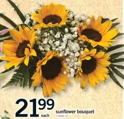 Fortinos SUNFLOWER BOUQUET offer