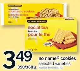 Fortinos NO NAME COOKIES, 350/368 G offer