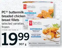 Fortinos PC BUTTERMILK BREADED CHICKEN BREAST FILLETS offer