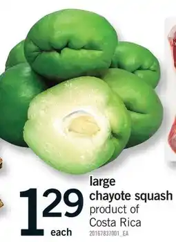 Fortinos LARGE CHAYOTE SQUASH offer