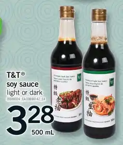 Fortinos T&T SOY SAUCE offer