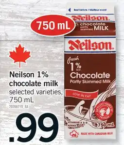 Fortinos NEILSON 1% CHOCOLATE MILK offer