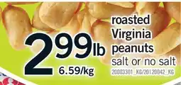 Fortinos ROASTED VIRGINIA PEANUTS offer