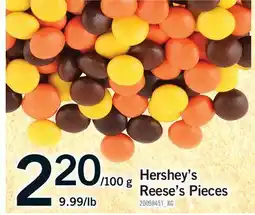 Fortinos HERSHEY'S REESE'S PIECES offer