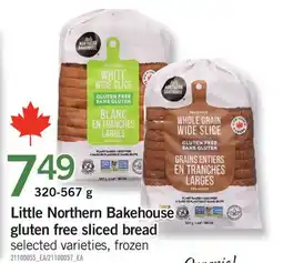 Fortinos LITTLE NORTHERN BAKEHOUSE GLUTEN FREE SLICED BREAD offer