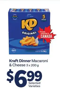 Fortinos KRAFT DINNER MACARONI & CHEESE offer