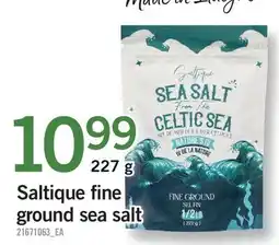 Fortinos SALTIQUE FINE GROUND SEA SALT offer