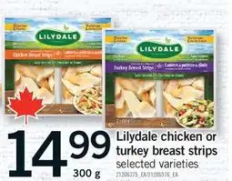 Fortinos LILYDALE CHICKEN OR TURKEY BREAST STRIPS offer