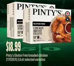 Fortinos PINTY'S GLUTEN FREE BREADED CHICKEN offer