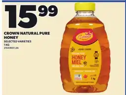 Loblaws CROWN NATURAL PURE HONEY offer