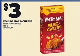 Loblaws FOULDS MAC & CHEESE offer