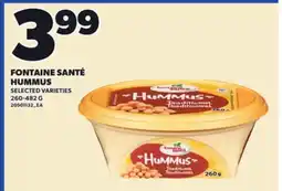 Loblaws FONTAINE SANTÉ HUMMUS offer