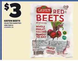 Loblaws GEFEN BEETS, 498/500 G offer