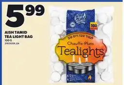 Loblaws AISH TAMID TEA LIGHT BAG offer