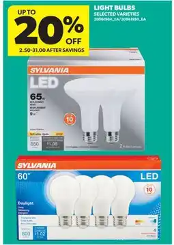 Real Canadian Superstore LIGHT BULBS offer