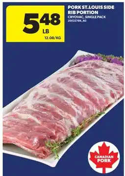 Real Canadian Superstore PORK ST. LOUIS SIDE RIB PORTION offer
