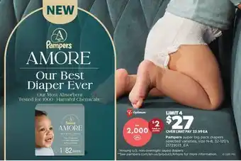 Real Canadian Superstore PAMPERS SUPER BIG PACK DIAPERS, 32-120's offer