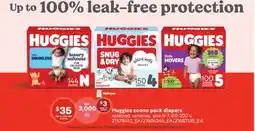 Real Canadian Superstore HUGGIES ECONO PACK DIAPERS, 60-200's offer