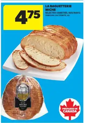 Real Canadian Superstore LA BAGUETTERIE MICHE, 600/800 G offer