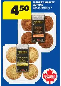 Real Canadian Superstore FARMER'S MARKET MUFFINS, 4'S offer