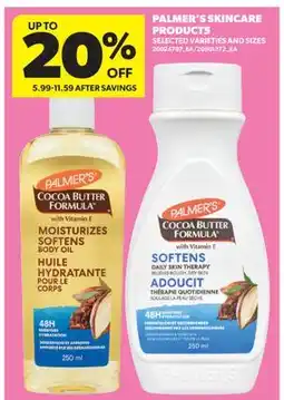 Real Canadian Superstore PALMER'S SKINCARE PRODUCTS offer